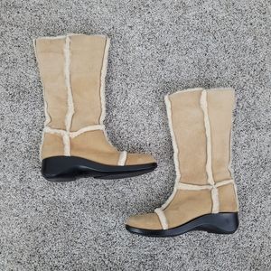 Robert Clergerie Suede Fur Boot